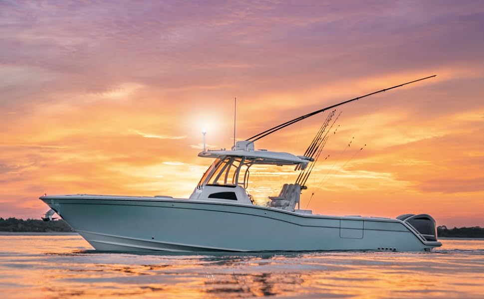 LYCAEA 6 inch 3 Nautical Mile Boat Anchor Light All Around