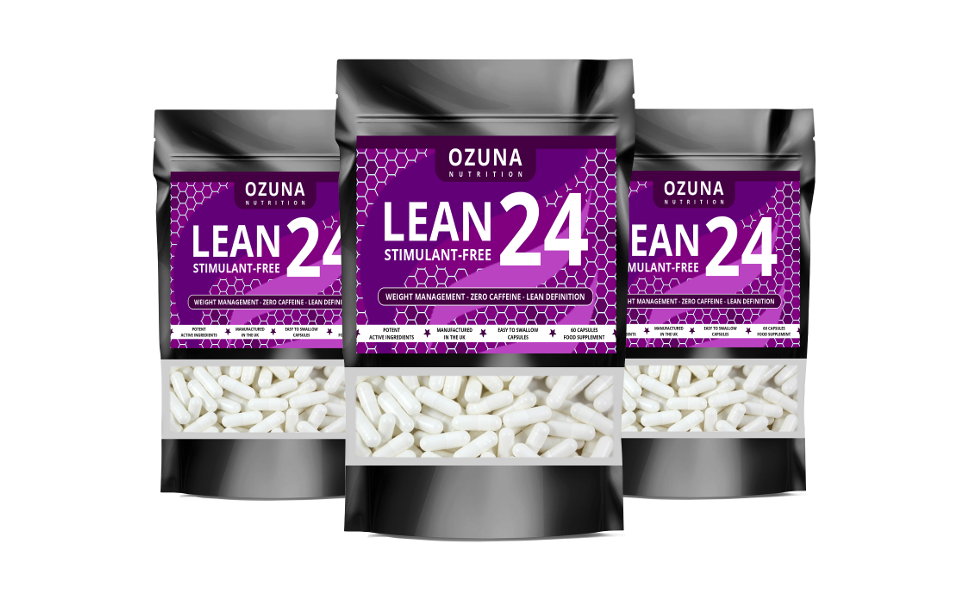 Lean24 StimulantFree Fat Burner Without Caffeine, Weight Loss