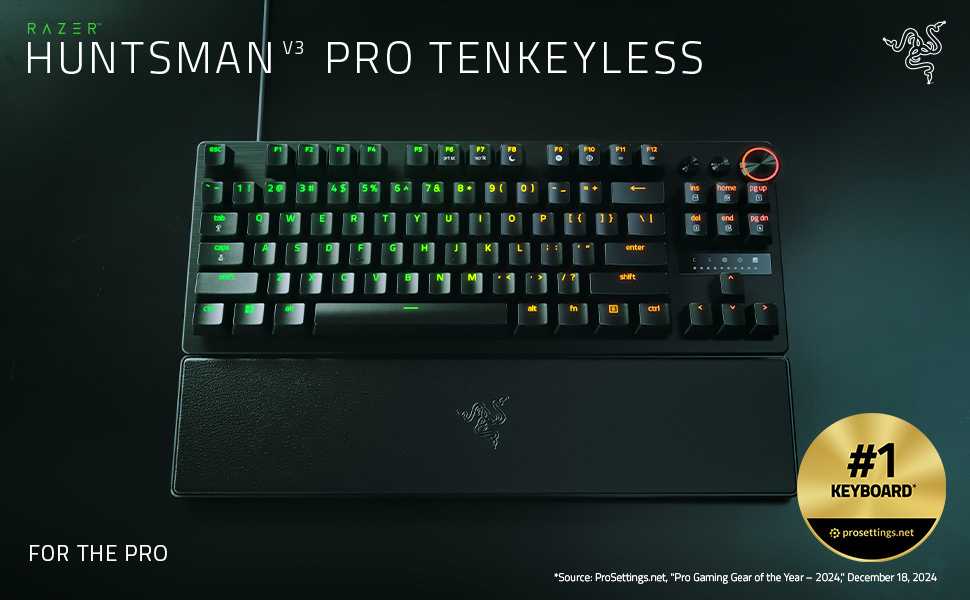 キーボード Razer Huntsman Pro V3 Tenkeyless TKL Keyboard for Gaming - Razer Huntsman V3 Pro Tenkeyless