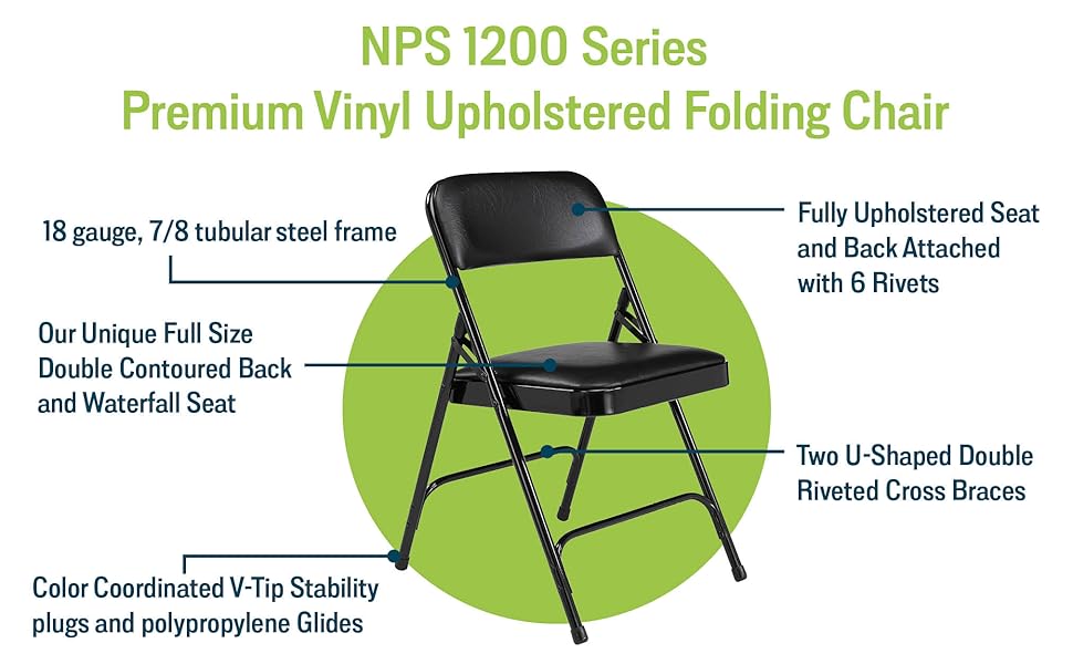 Amazon.com: National Public Seating Premium Padded Portable