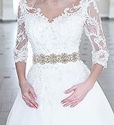 Yanstar Wedding Belt Rhinestone Crystal Pearl Belts Wedding Bridal Belts Bridal Sashes