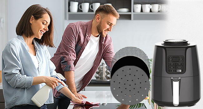 the parchment paper liners don't change the taste and are food safe