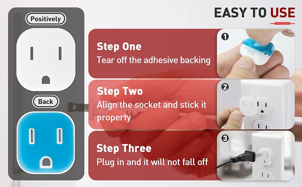 10 PCS Loose Outlet Fix Plug Spacers Easily Fixes Loose Sockets