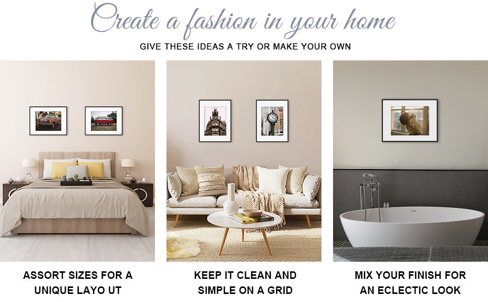 HOMESEVEN 24x36 Poster Frame, Movie 24x36 Frame with Black