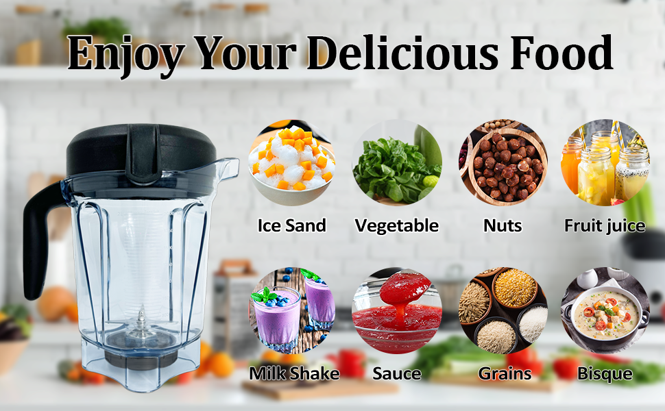 For Vitamix Blender Pitcher 64 oz Low-Profile