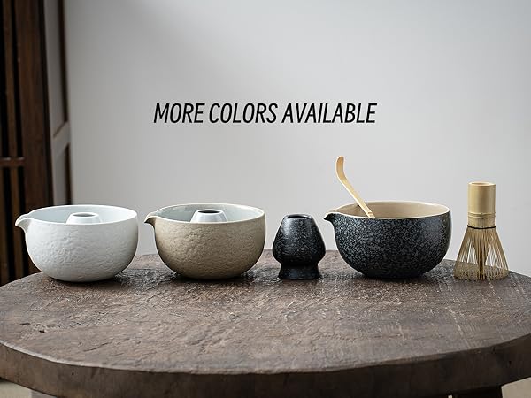 Amazon.com: TEANAGOO 2 Pcs Matcha Bowl with Spout, Ceramic