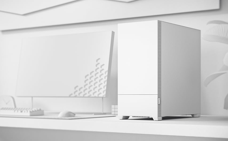 PCパーツ Fractal Design Pop Silent White TG Clear Pop Silent — Fractal Design