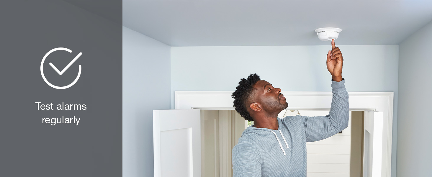 Testing the alarm to ensure safety