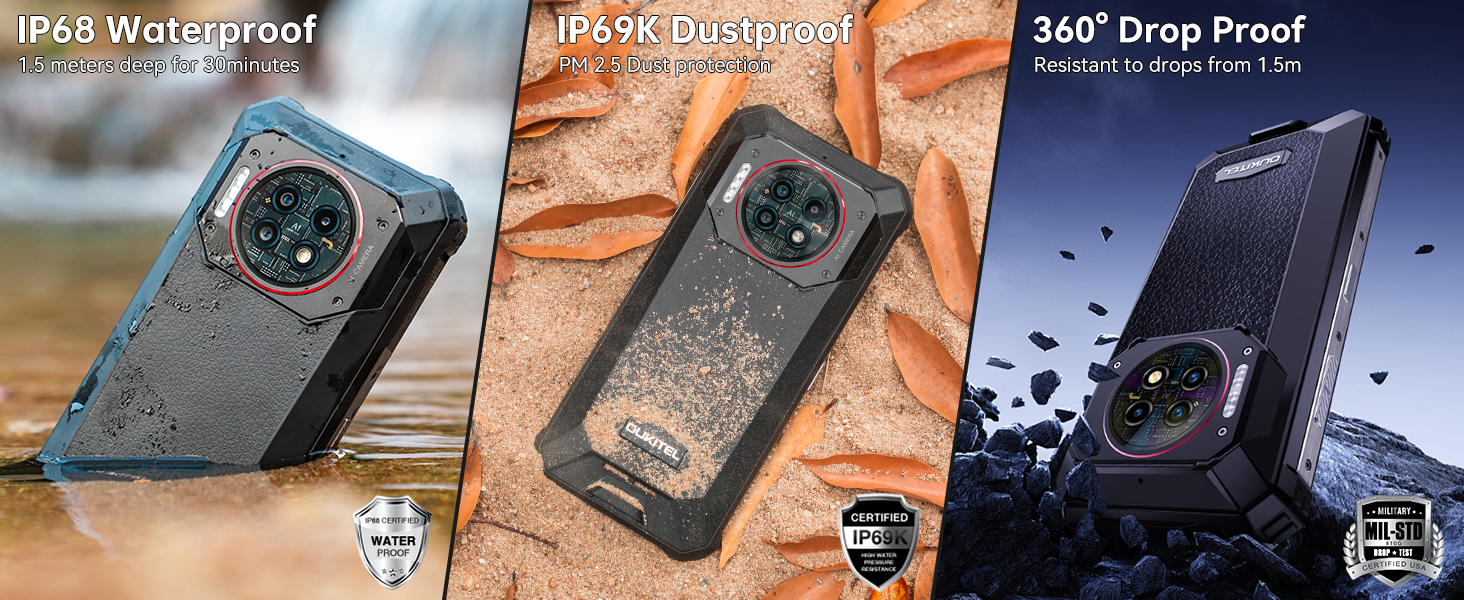 Amazon.com: OUKITEL WP19 Pro Rugged Smartphone Unlocked, 22000mAh ...