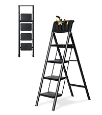 Double Elite 脚立 4段 持ち手付き