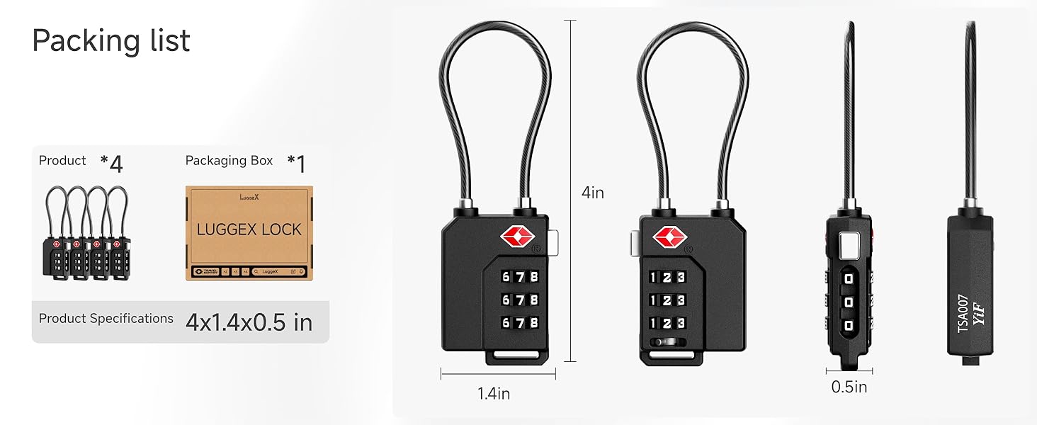 backpack with lock tsa luggage lock