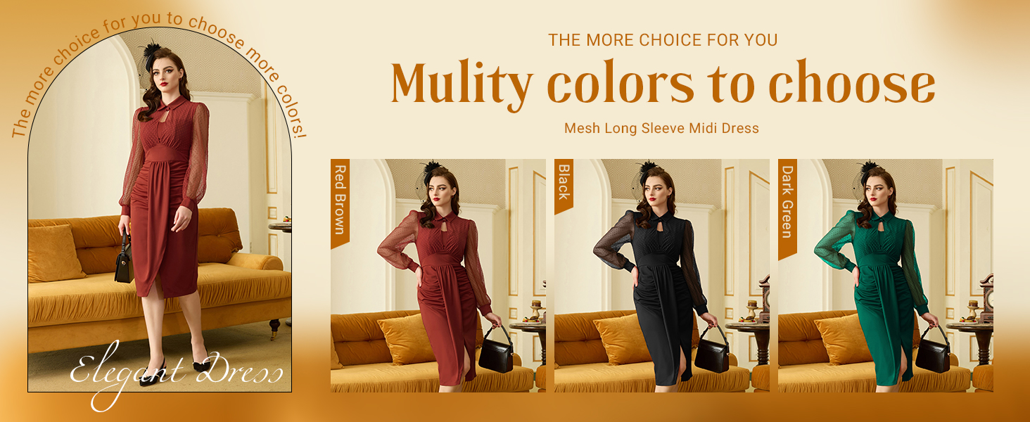 Women Ruched Front Wrap Dress