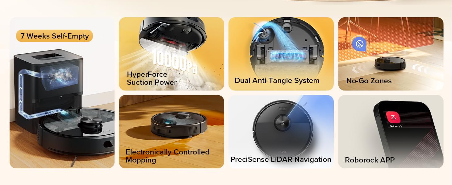 roborock Q7 M5+ robot vacuum self emptying