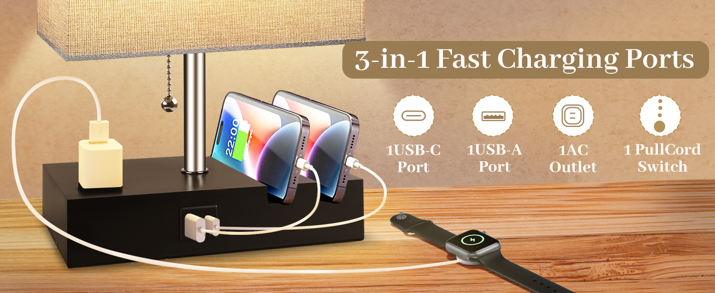 Table Lamp Work with Remote Control