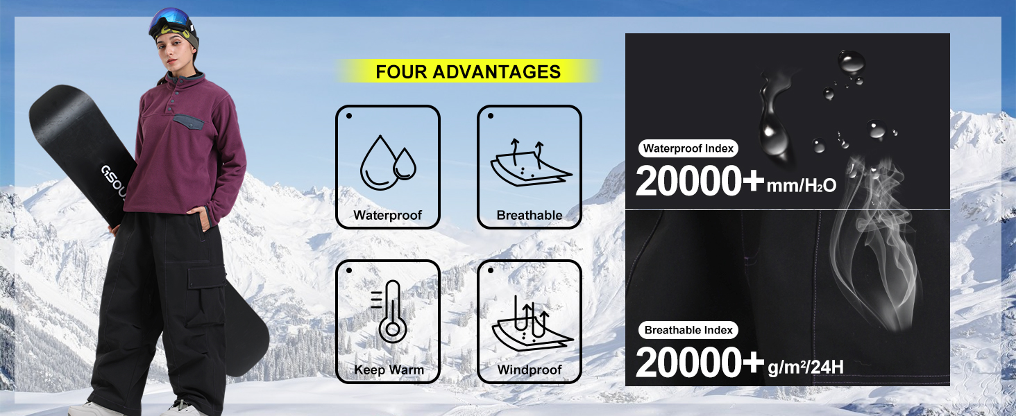 Baggy Snowboard Pants