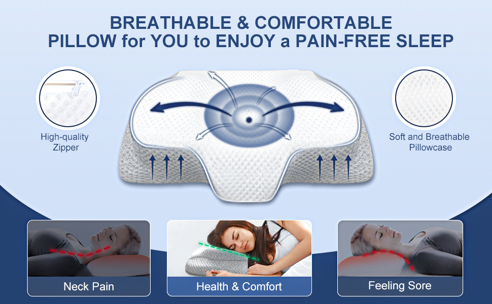 neck pillows for pain relief sleeping