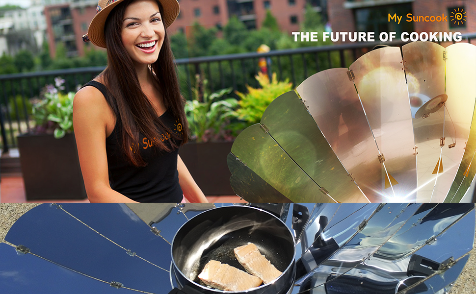 Foldable Solar Oven, Solar Barbecue, Solar Cooker, Portable