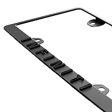 【新品未使用】BLACK DESIGN BX-PLATE Amazon.com: Premium Matte Black Motorcycle License Plate