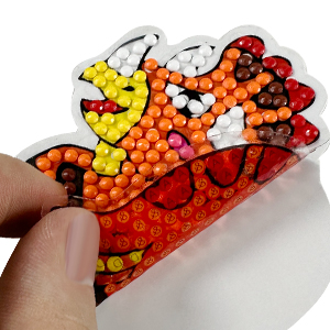 LA BONHEUR Diamond Painting Kids Licorne DIY 5D Girl Lot de 12 autocollants de peinture diamant Licorne Fée Diamond Painting Images pour enfants Cadeau d'anniversaire de Noël pour filles DIY