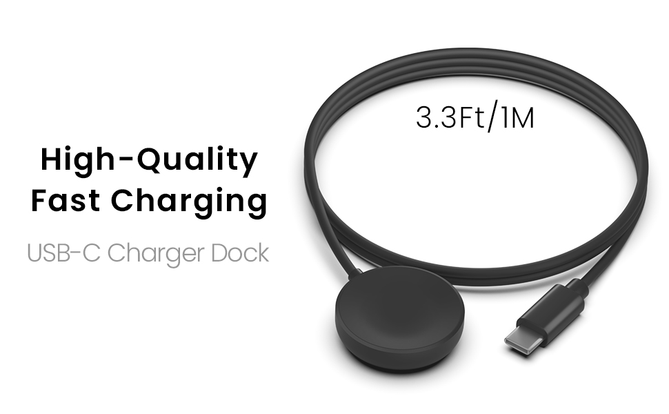 USB C Galaxy Watch Charger for Samsung Galaxy Watch 5/5 Pro/4/4 Classic