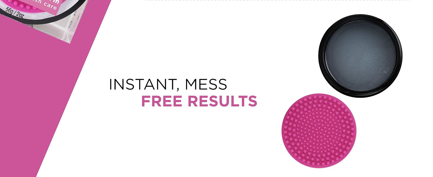 Real Techniques Brush Cleansing Balm with Deep Cleansing Pad for Makeup