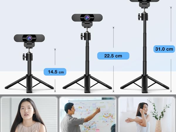 1MEET SmartCam C960 Kit USB3脚付きウェブカメラ EMEET SmartCam C960 | HD 1080P Webcam