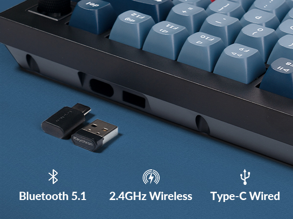 Keychron V1 Max QMK/VIA Wireless Custom Mechanical Keyboard