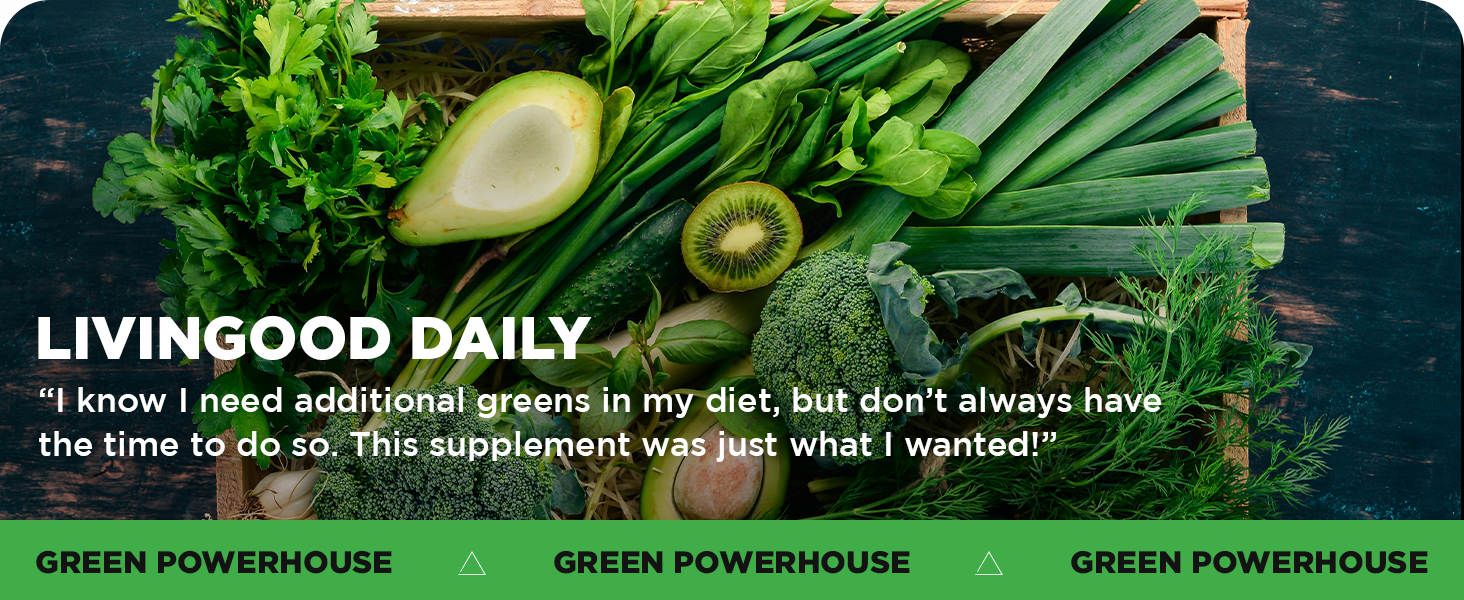livingood daily greens capsules vegetable veggies organic superfood whole food