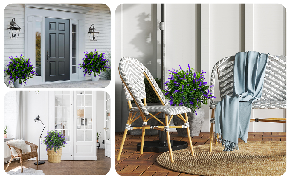 Lavender Topiary Ball Trees