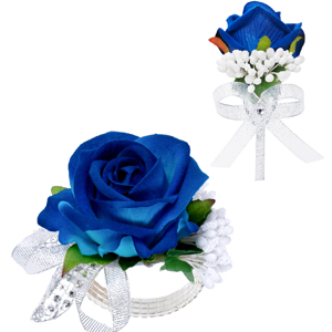 Amazon.com: Vkkperp 2Pcs Blue Rose Corsage and Boutonniere
