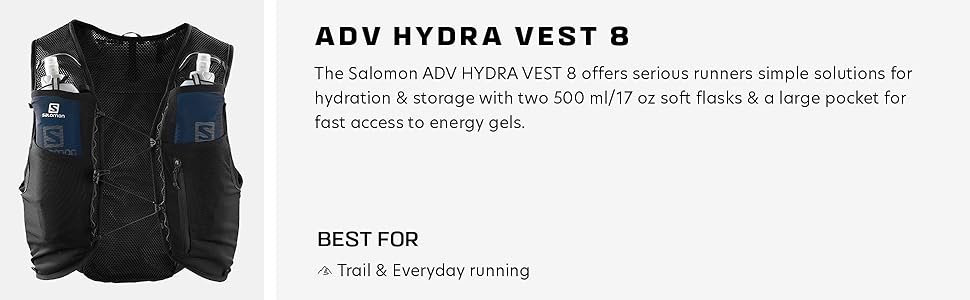 Salomon ADV HYDRA VEST 8L Mサイズ salomon-adv-skin-vest-8lt-v0-