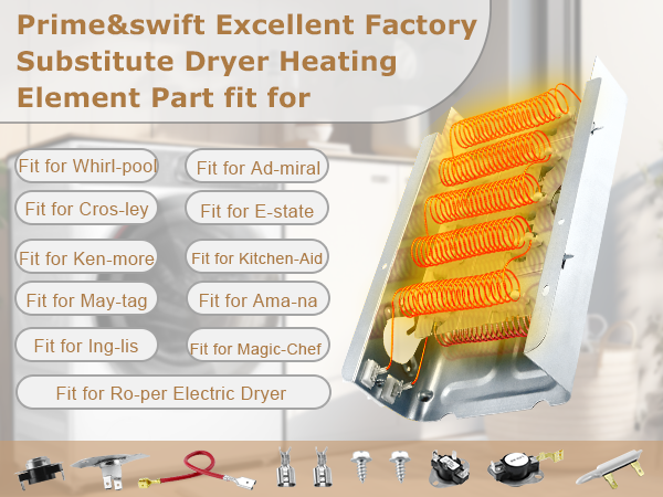 279838 Dryer Heating Element fit for Whirlpool for Maytag fit for Kenmore 110