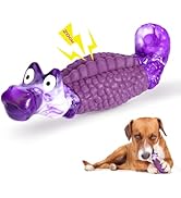 HGB Tough Dog Toys for Aggressive Chewers, Squeaky Indestructible Dog Toy, Dog Toys for Large Dog...