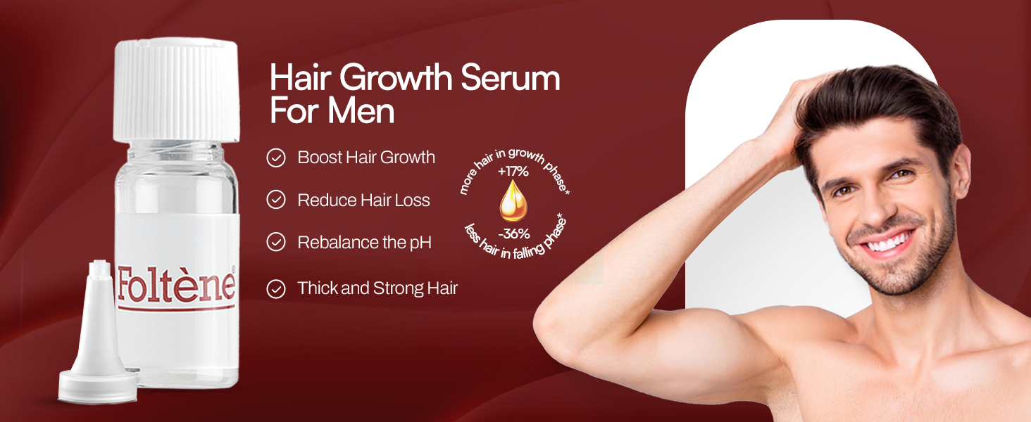 Hair Regrowth Serum for Men – Advanced Treatment to Strengthen Restore Fullness, and Reduce Thinning