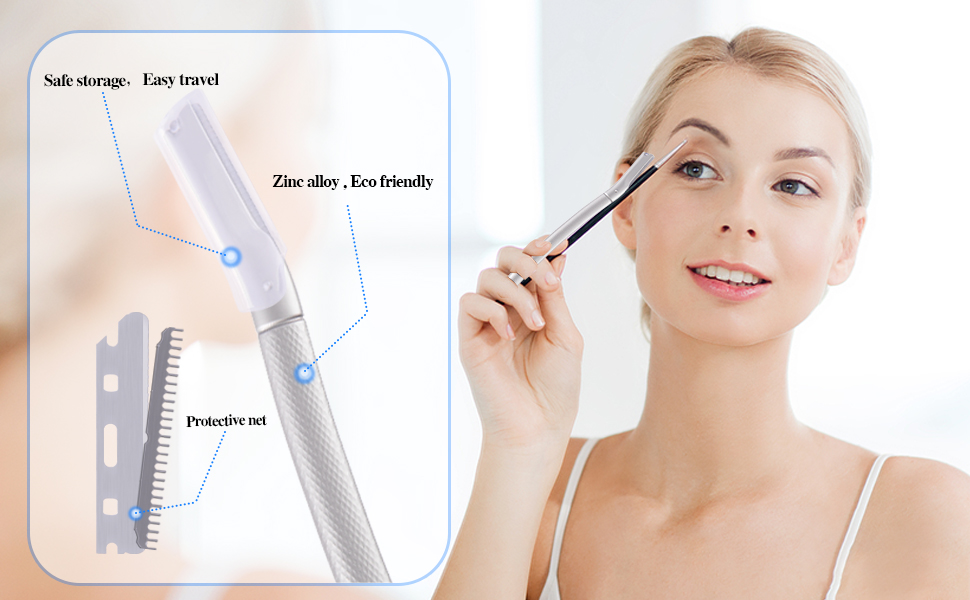 dermaplane eyebrow razor for women face single blade trimmer replacement blade,facial razor men