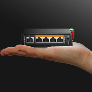 5 port industrial poe switch