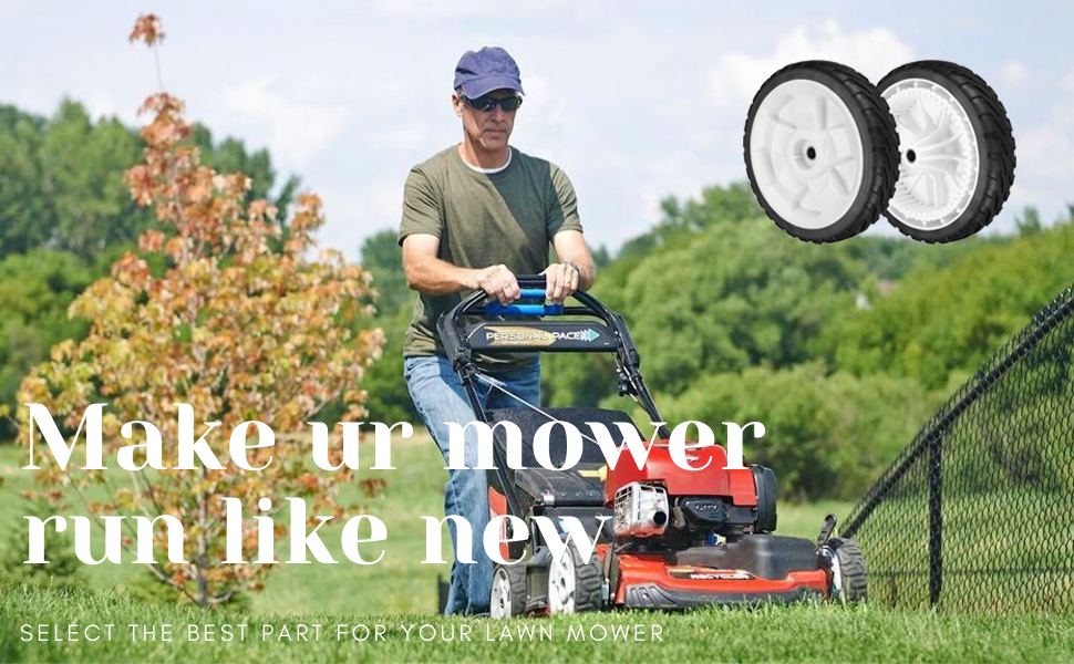 Fourtry 1190311 Front Wheels for Toro 22" Recycler Mower