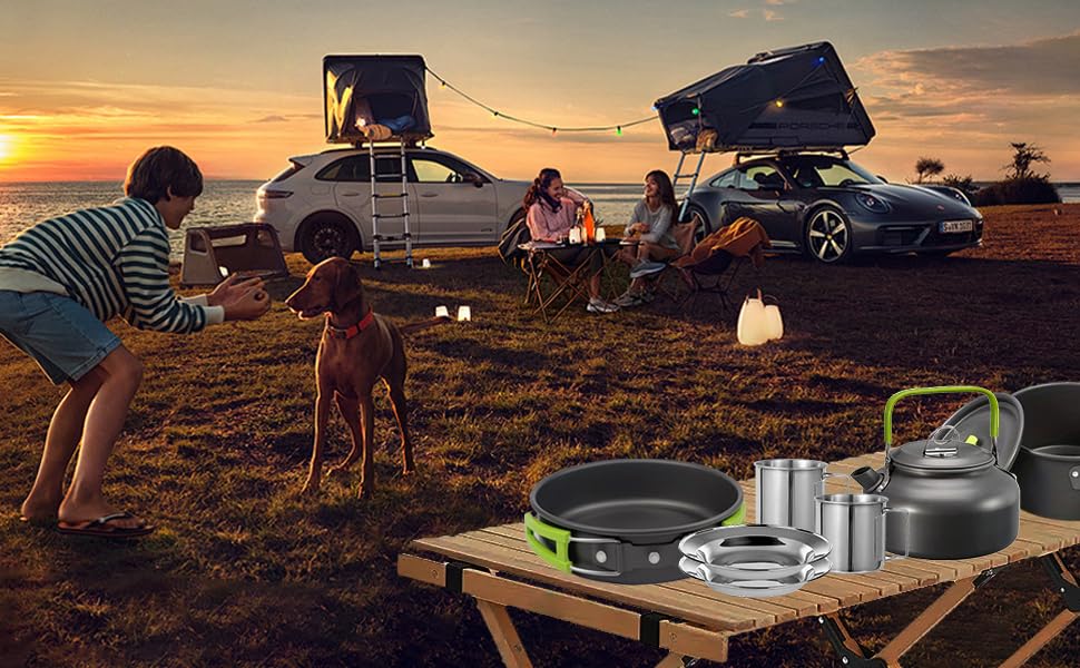 camping cooking set
