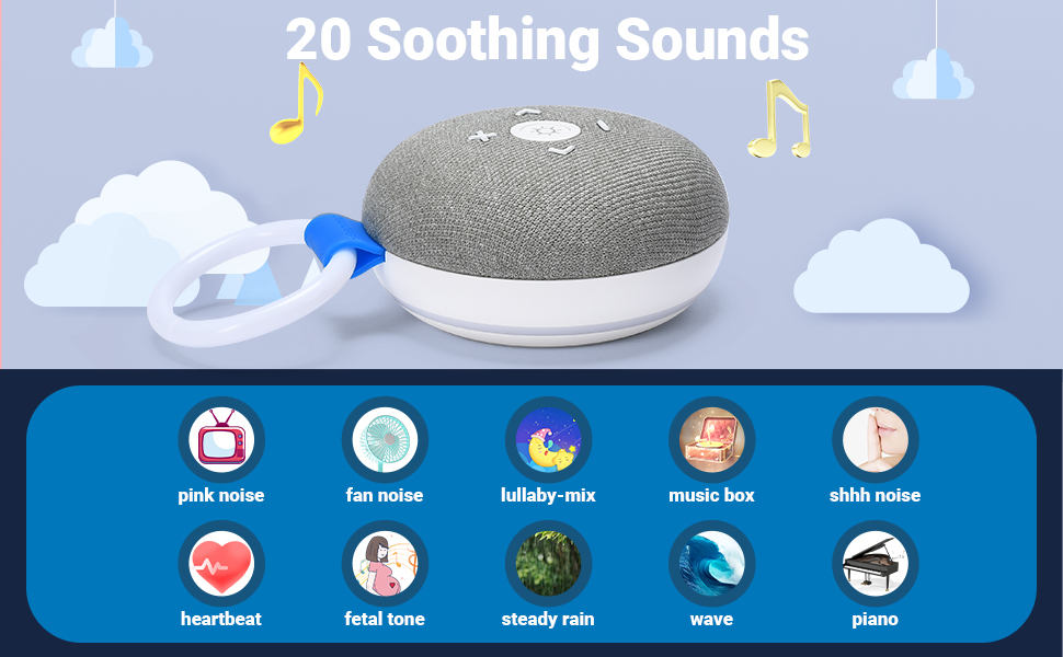 Sleepmac Go Baby Portable white noise machine