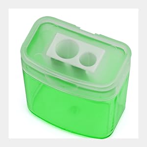 2 hole sharpener with recycle bin