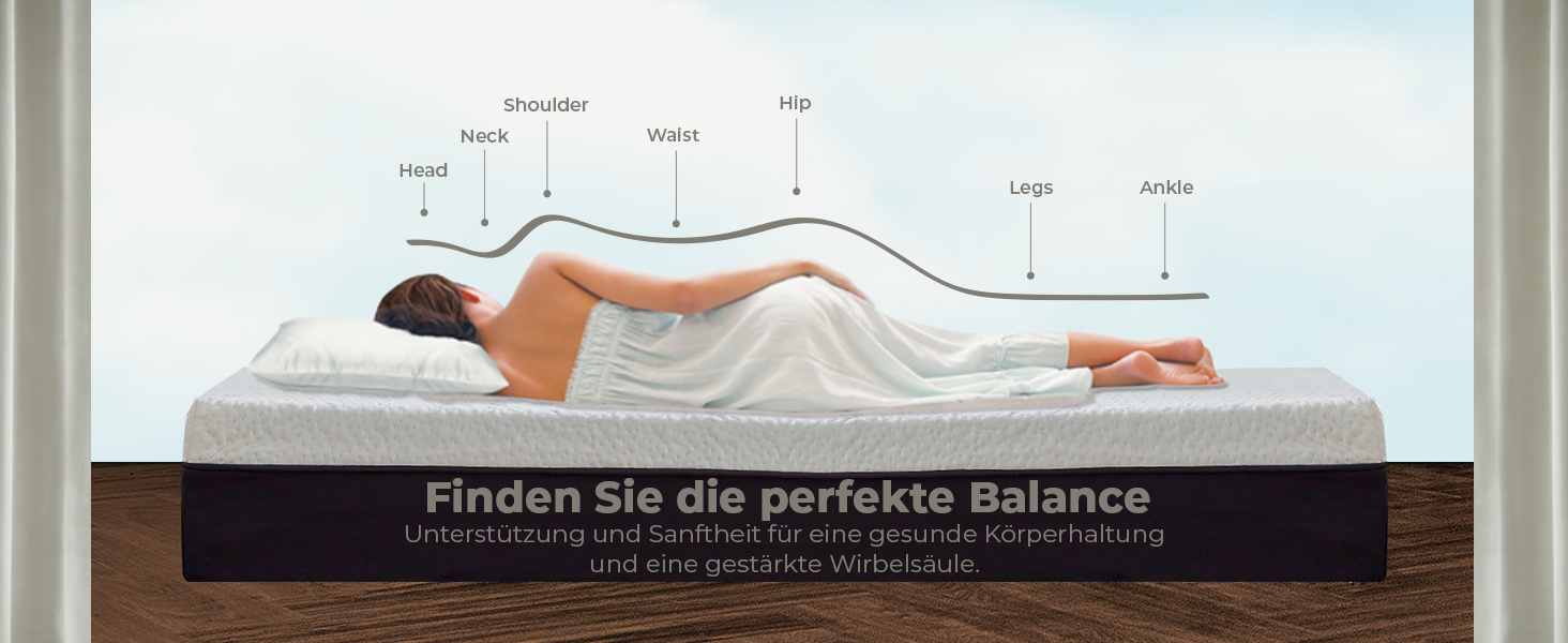 Classic Living Memoryschaum-Matratze