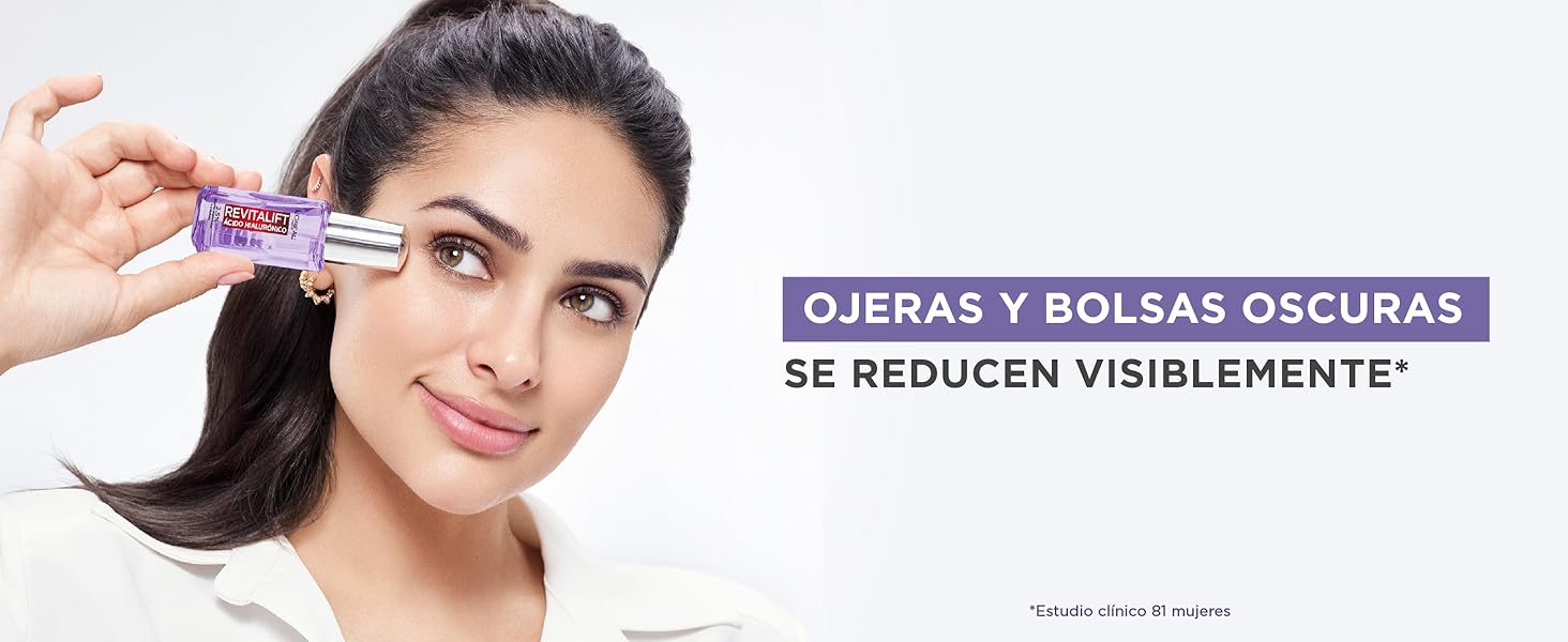 Ojeras y Bolsas se reducen visiblemente
