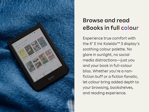 Kobo clara colour 16GB ブラック Kobo Clara Colour eReader | 6