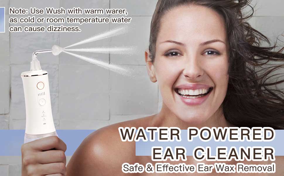 Ear Wax Removal Kit, Water Powered Ear Cleaner with 9