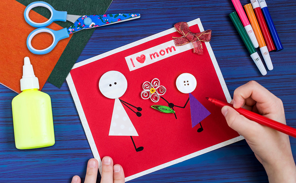 Jtnohx Self Adhesive Felt Sheets, 11 Pieces Stiff Sticky Felt, 20x30cm