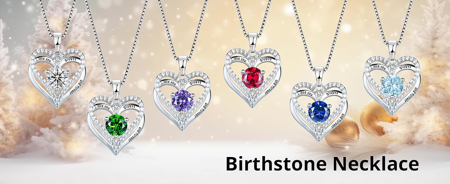 double hearts necklace all in