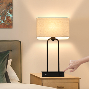 touch lamps for bedrooms set of 2