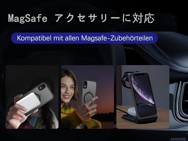iPhone XR ブラック MagSafe対応ケース付き　一応ジャンク扱い Amazon.co.jp: VENINGO iPhone XR ケース Magsafe 対応