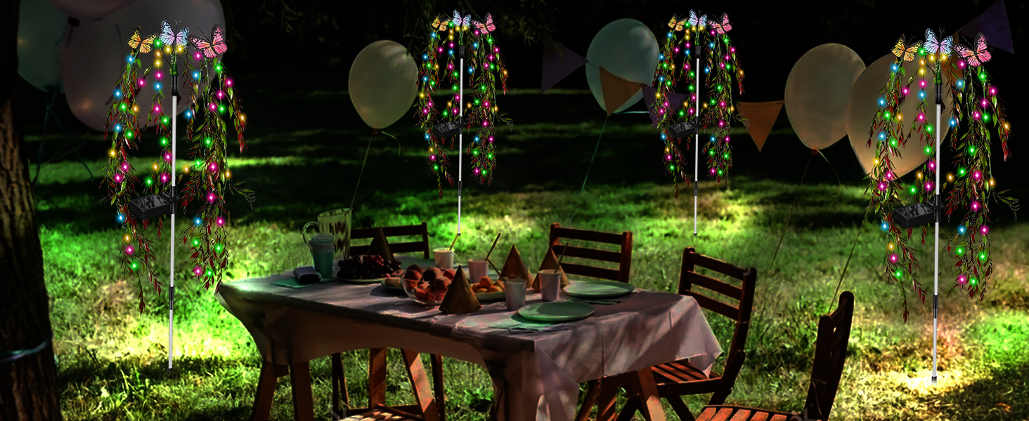 pre-lit garden solar lights