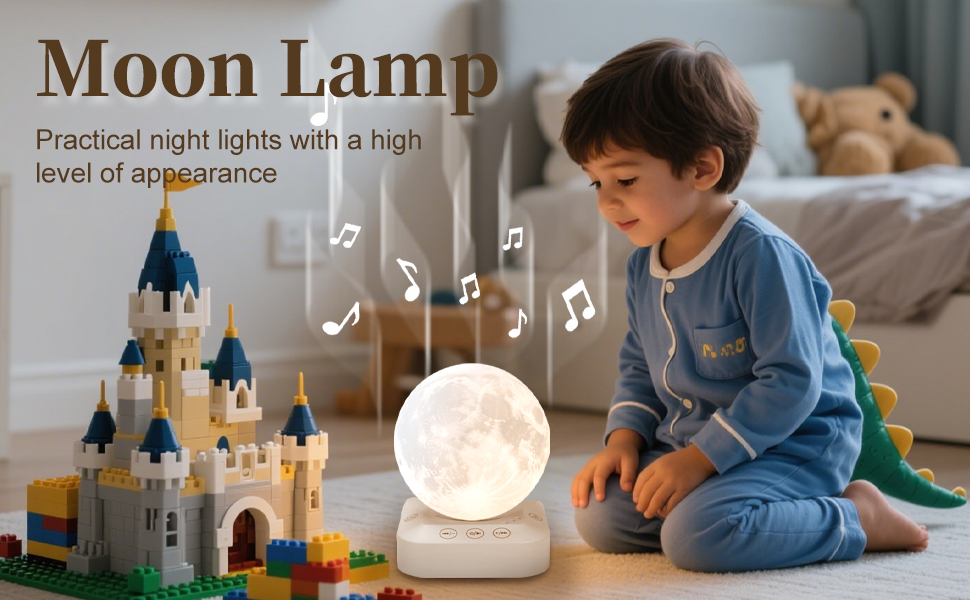 Moon Lamp: A Kid-Friendly Nightlight & Sound Buddy